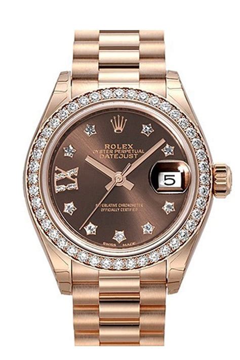 rolex ladies watch rose gold|Rolex datejust 28mm rose gold.